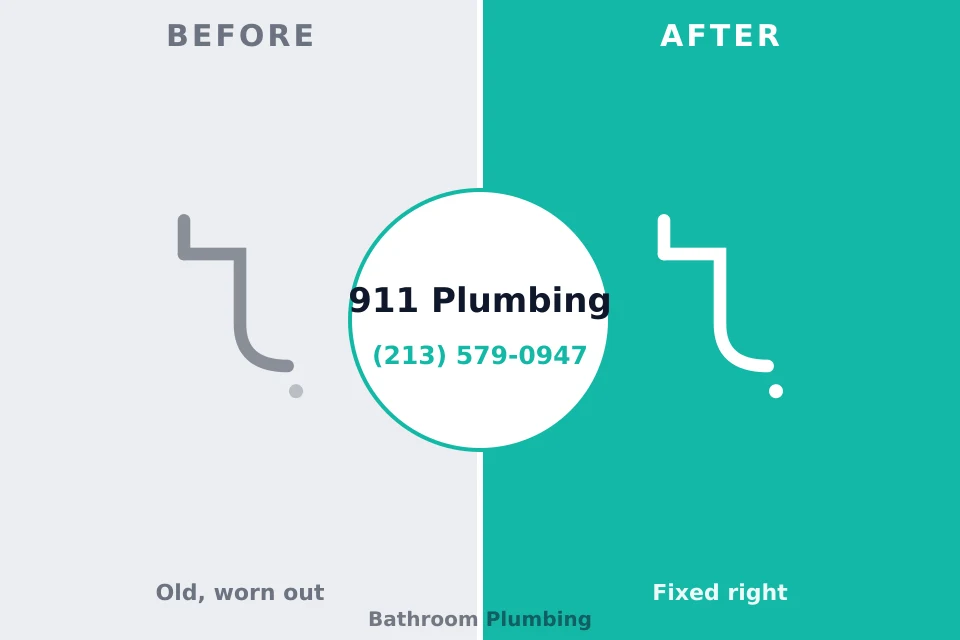 Before and after: plumbing repair La Luz, NM